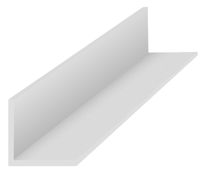 Obrázok z Hliníkový profil - L