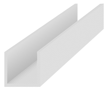 Obrázok z Hliníkový profil - U